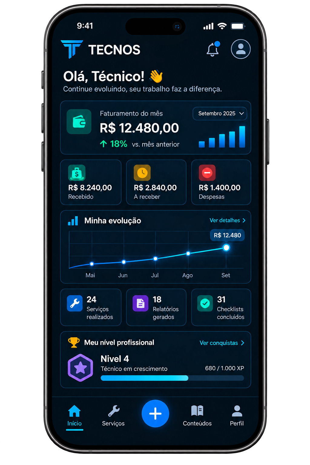 Controle e Evolução